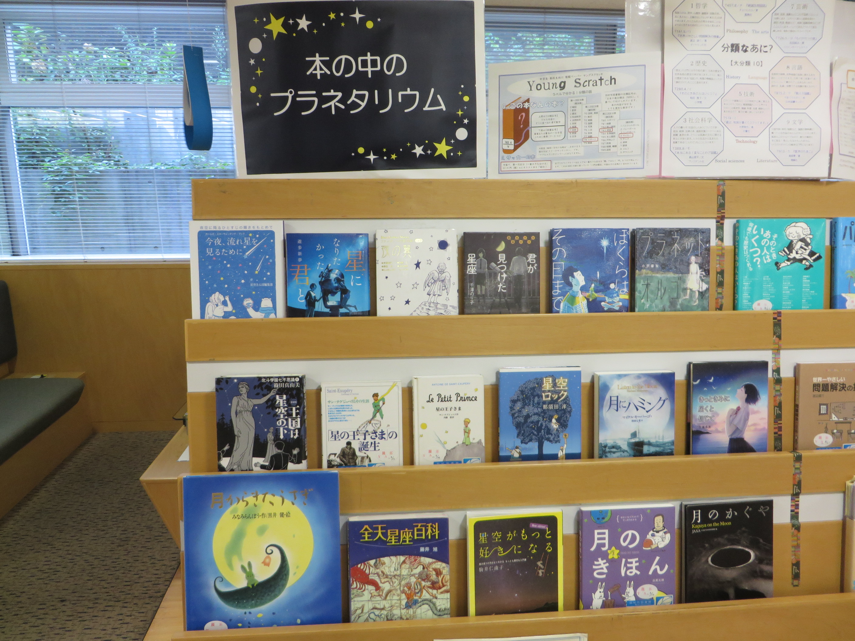 YA展示『本の中のプラネタリウム』